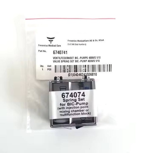 VALVE SPRING SET FOR BIC PUMP by Fresenius Medical Care (674074) فنر پمپ بیکربنات فرزنیوس
